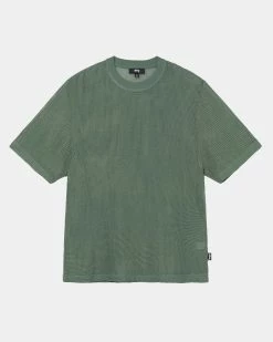 Stüssy Cotton Mesh S/S Crew (Green)