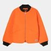 Stüssy S Quilted Liner Jacket (Orange)