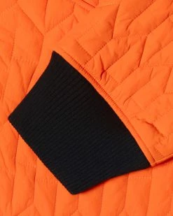 Stüssy S Quilted Liner Jacket (Orange) -Venum Shop stussy 115670 03